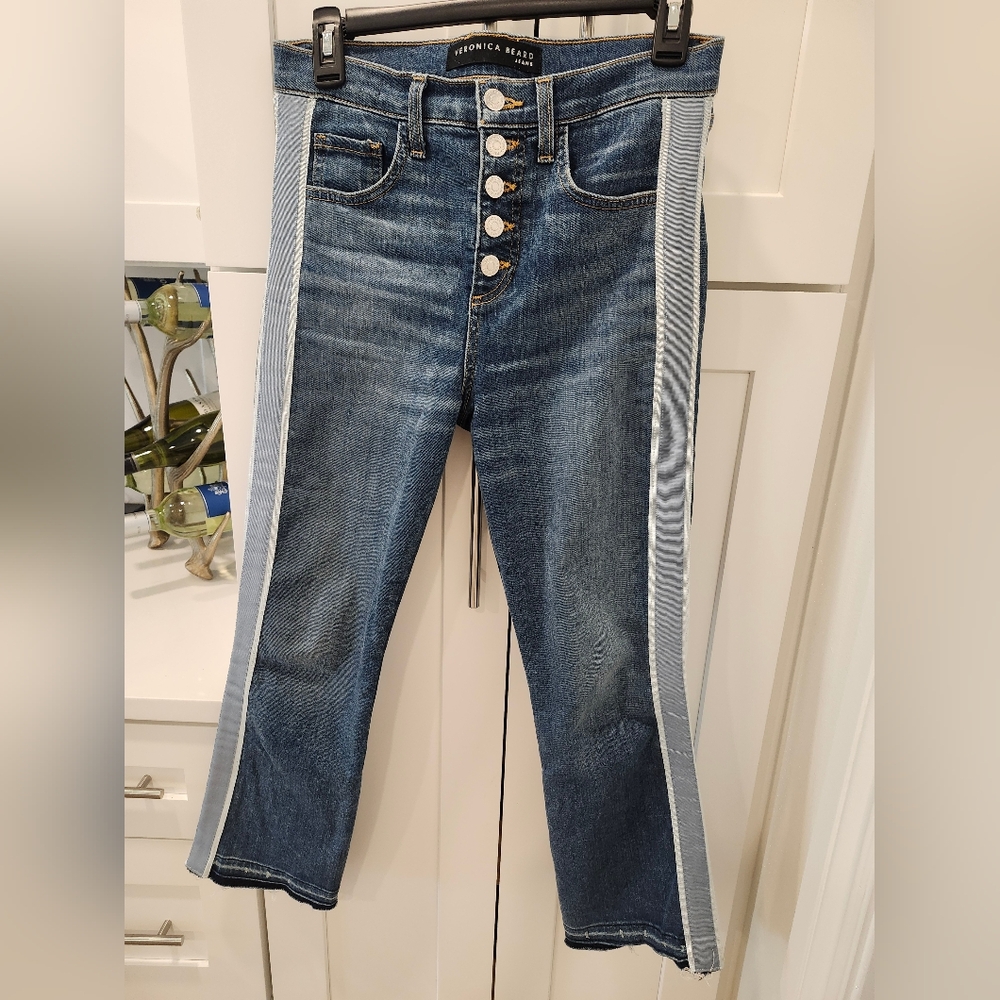 Veronica Beard Carolyn Baby Boot Highrise Jeans - Picture 5 of 15